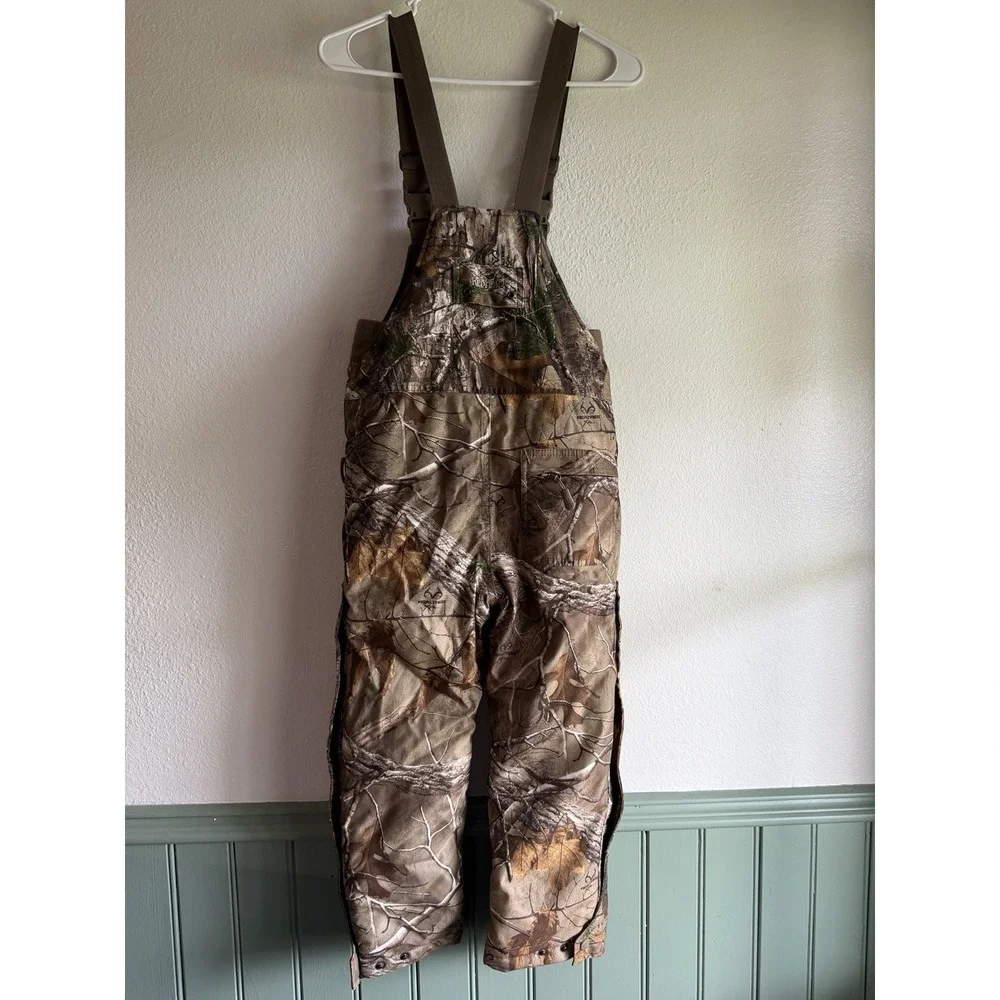 Red Head Camouflage Bib Youth M Bone Dry Waterproof Winter Hunting Snow Overalls